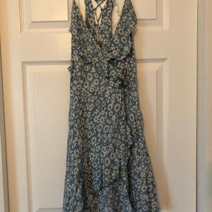 Baby blue daisy dress